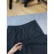 Women'S Casual Polyester Wide Leg Joggers, Loose Fit Knit Fabric Sweatpants, Solid Color, Long Length, with Shearling Lining, Elastic Waist with Drawstring, for Fall/Winter - Weekend Casual Style