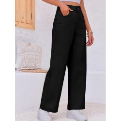 Women's Cargo Pants Baggy High Waisted Wide Leg Trendy Casual Utility Pants