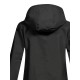 Plus Size Plush Lined Hooded Coat, Casual Long Sleeve Zipper Warm Coat For Winter, Women's Plus Size Clothing