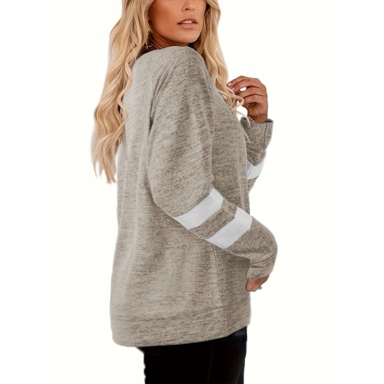 Plus Size Sweatshirts For Women Long Sleeve Oversized Casual Tunic Tops