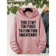 Plus Size Cozy Letter Print Hoodie - Soft, Casual, Drawstring, Hooded, Long Sleeve, Kangaroo Pocket Sweatshirt for Fall & Winter - Women's Comfortable Plus Size Clothing for Everyday Wear